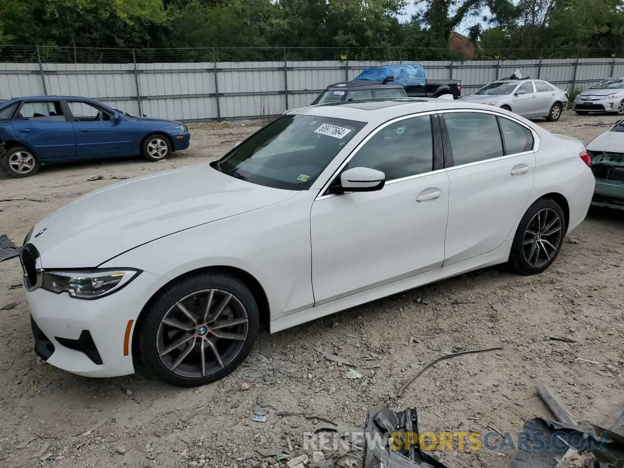 1 Photograph of a damaged car 3MW5R7J57K8B00102 BMW 3 SERIES 2019