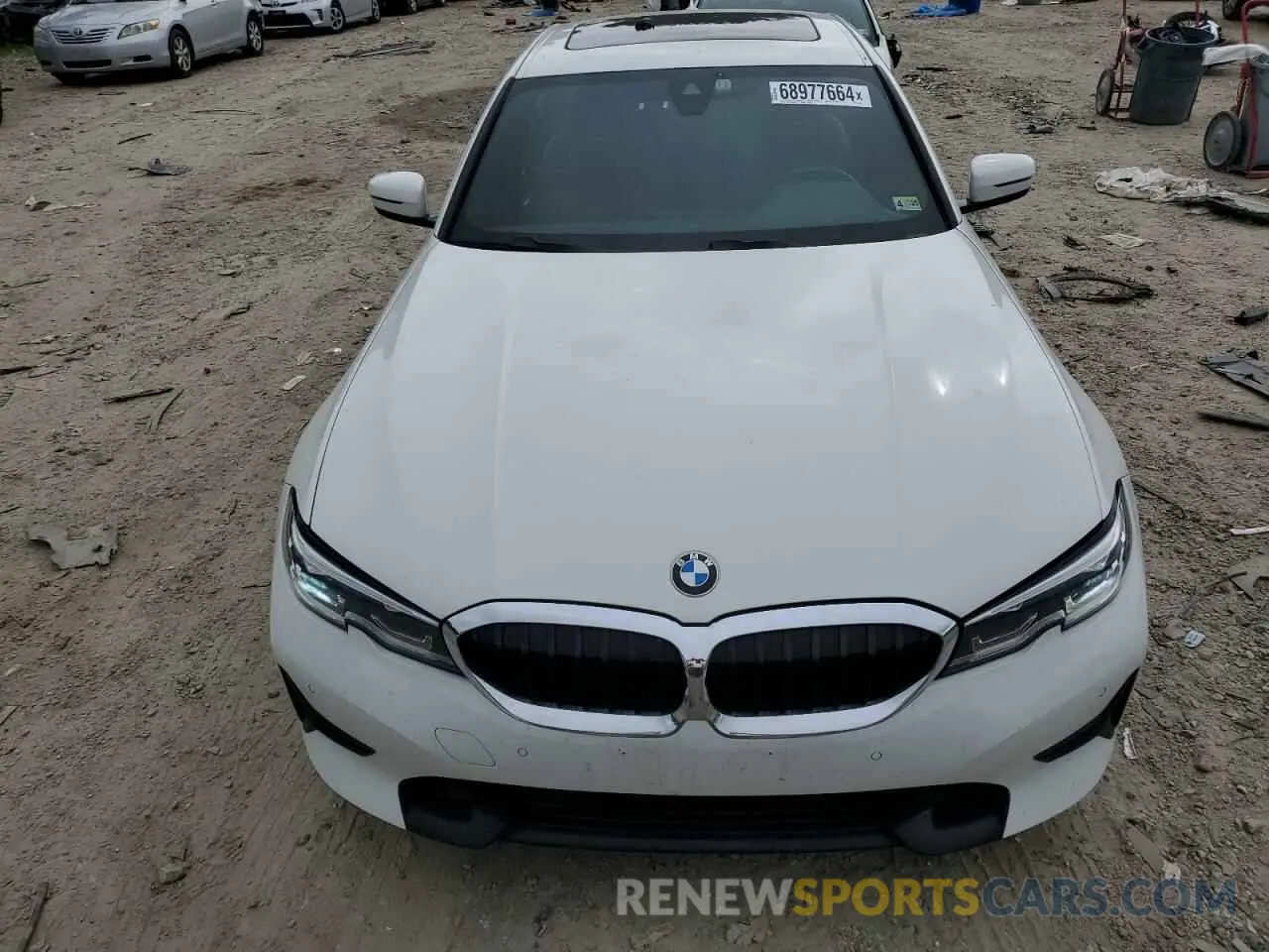 5 Photograph of a damaged car 3MW5R7J57K8B00102 BMW 3 SERIES 2019