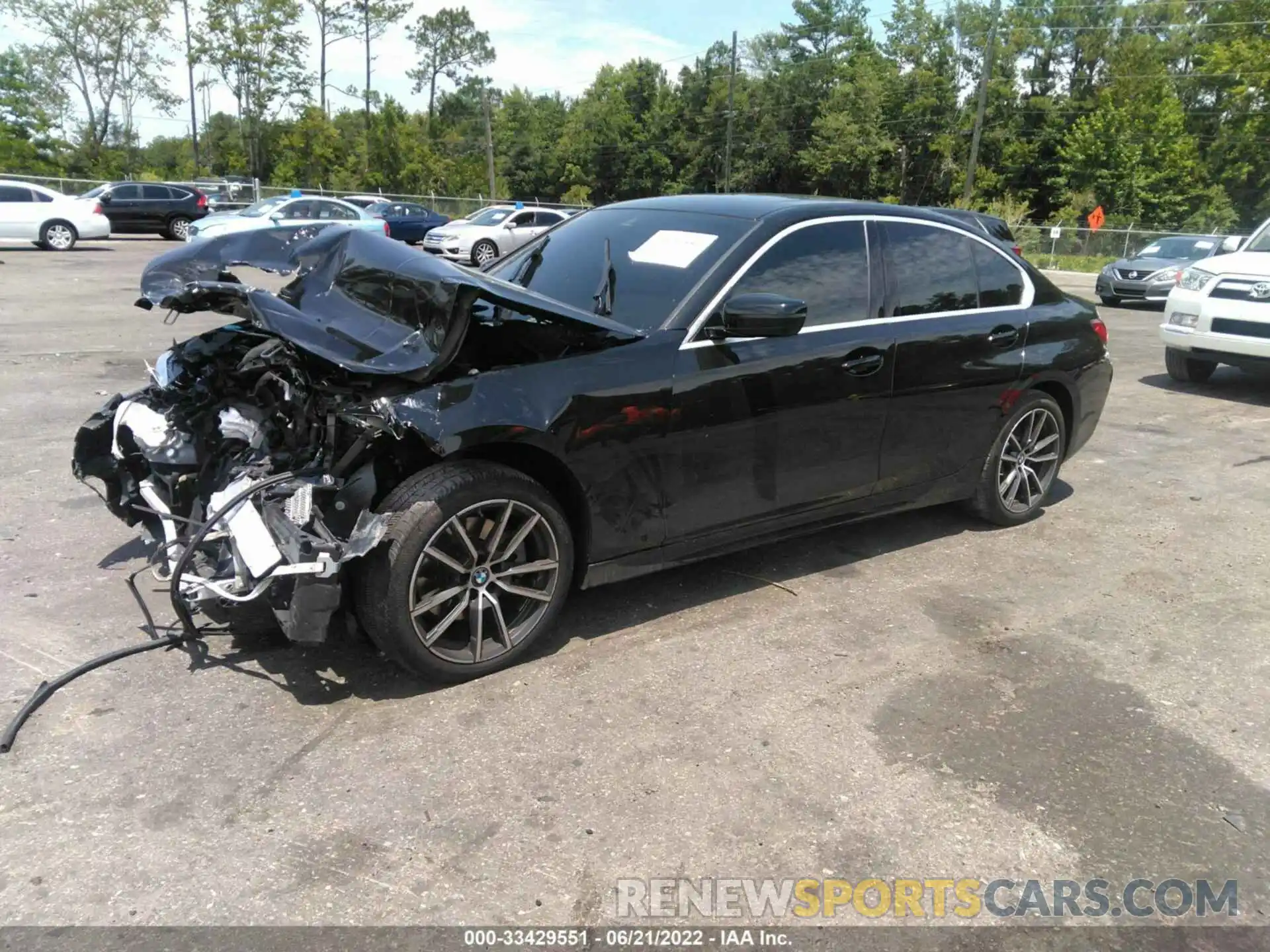 2 Photograph of a damaged car 3MW5R7J59K8B01400 BMW 3 SERIES 2019