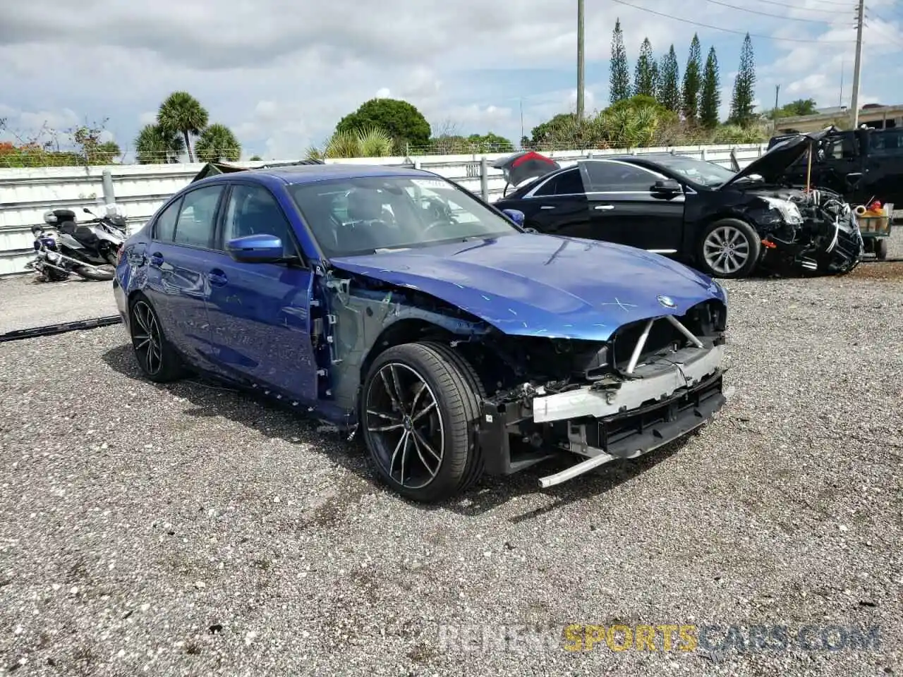 1 Photograph of a damaged car WBA5R1C50KAE81910 BMW 3 SERIES 2019