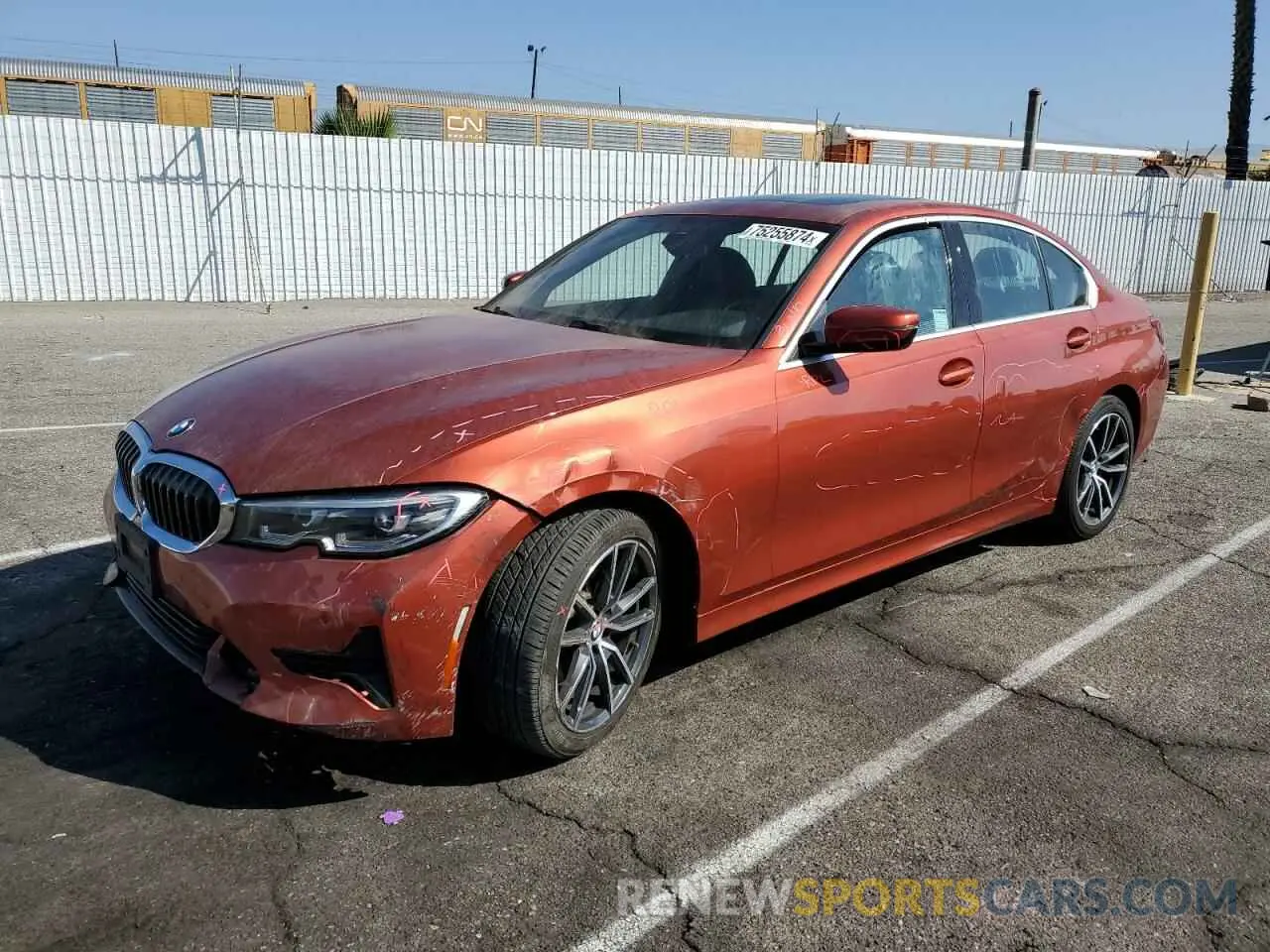 1 Photograph of a damaged car WBA5R1C54KAK07199 BMW 3 SERIES 2019