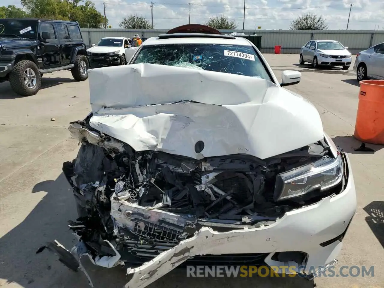 5 Photograph of a damaged car WBA5R1C54KAK07249 BMW 3 SERIES 2019