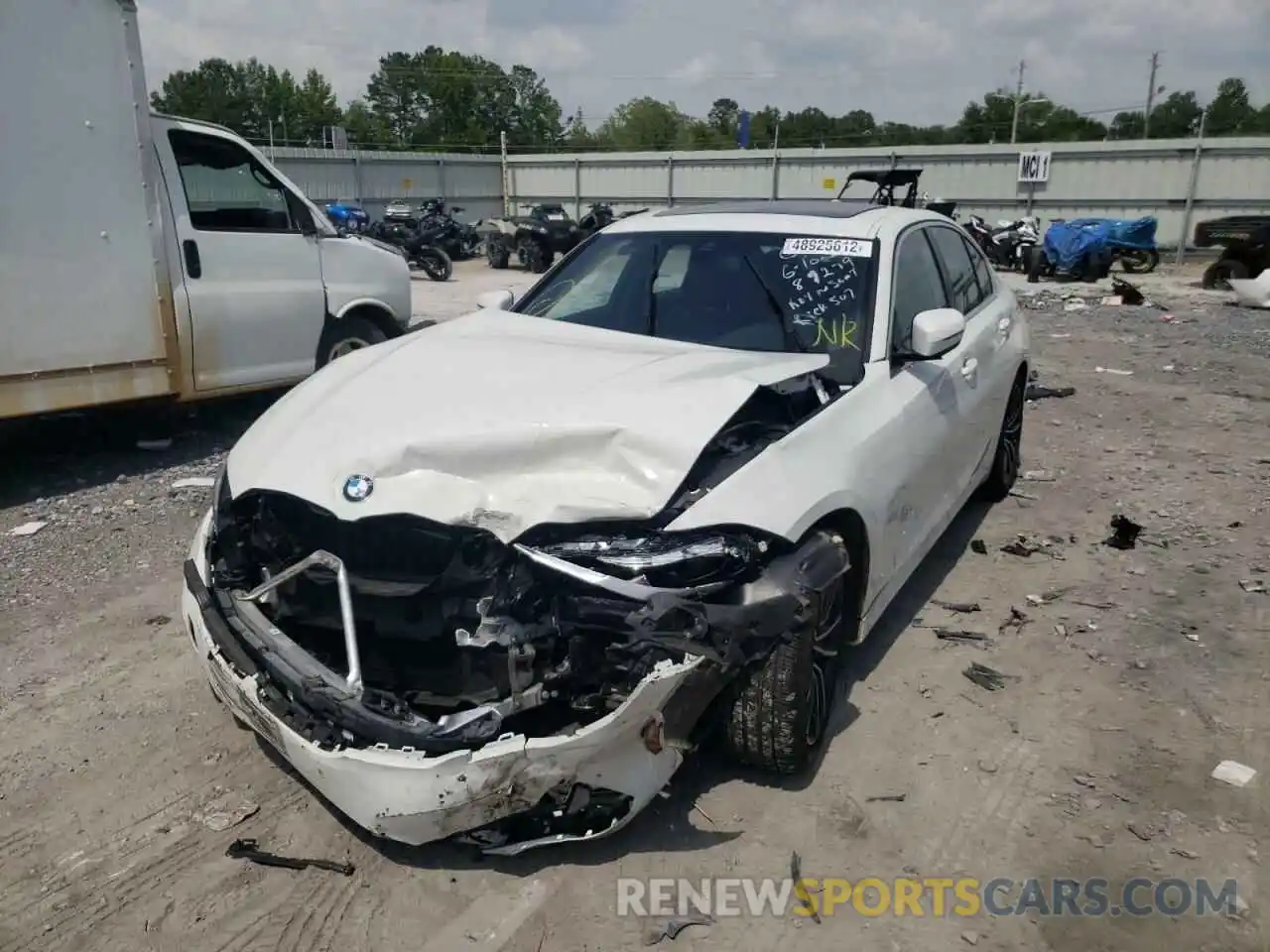 2 Photograph of a damaged car WBA5R1C55KAE82163 BMW 3 SERIES 2019