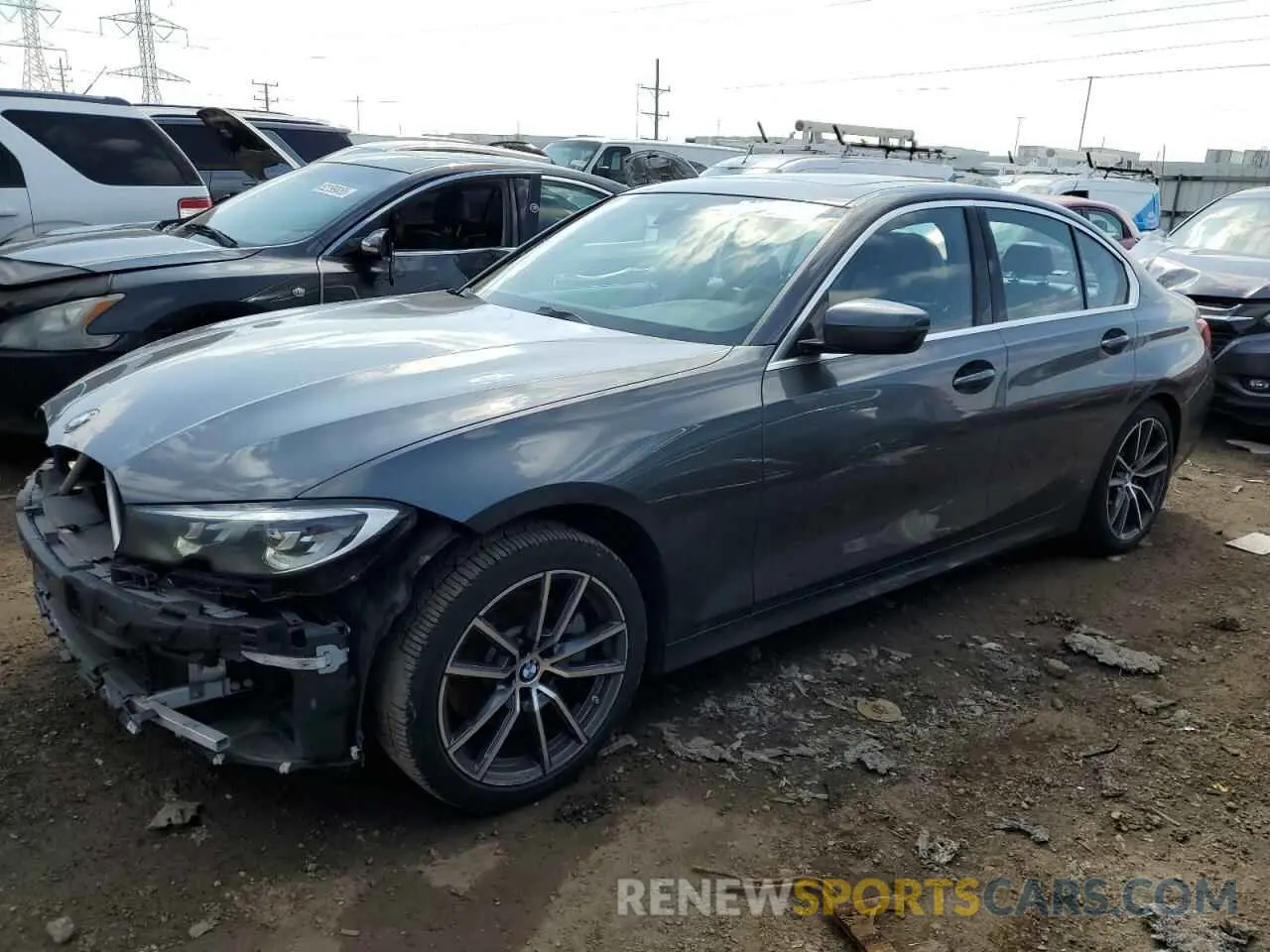 1 Photograph of a damaged car WBA5R1C55KAJ98853 BMW 3 SERIES 2019