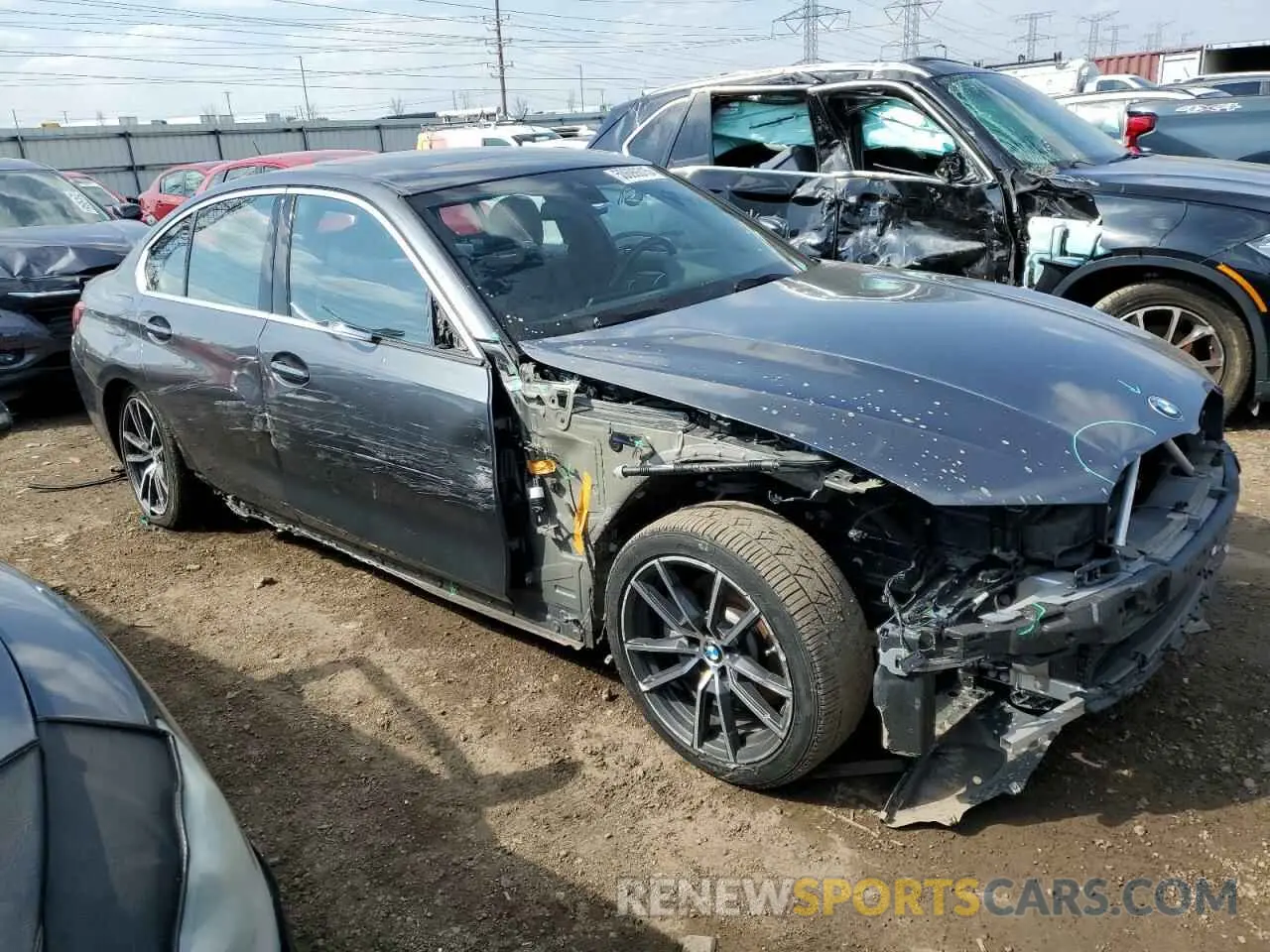 4 Photograph of a damaged car WBA5R1C55KAJ98853 BMW 3 SERIES 2019