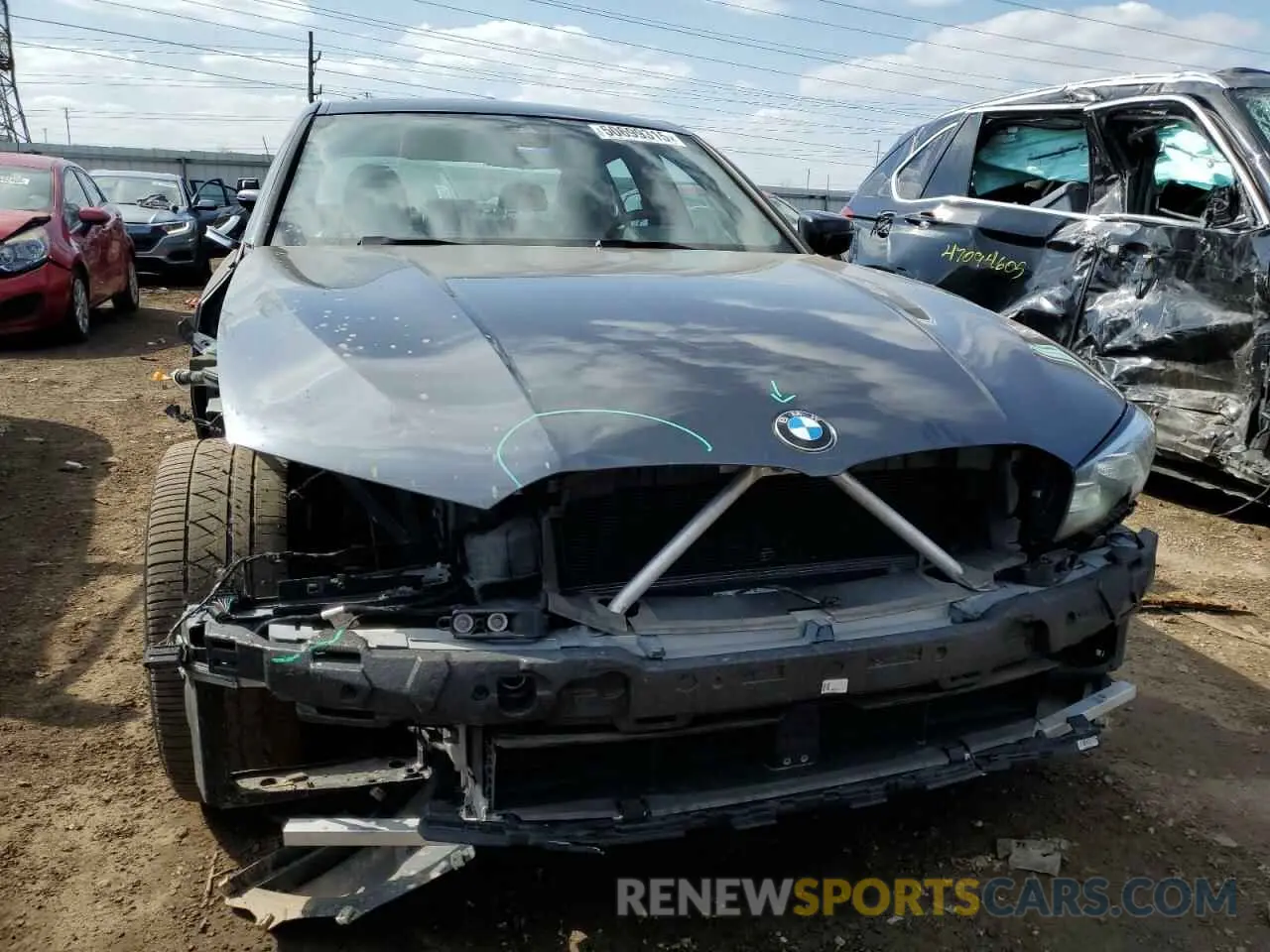5 Photograph of a damaged car WBA5R1C55KAJ98853 BMW 3 SERIES 2019