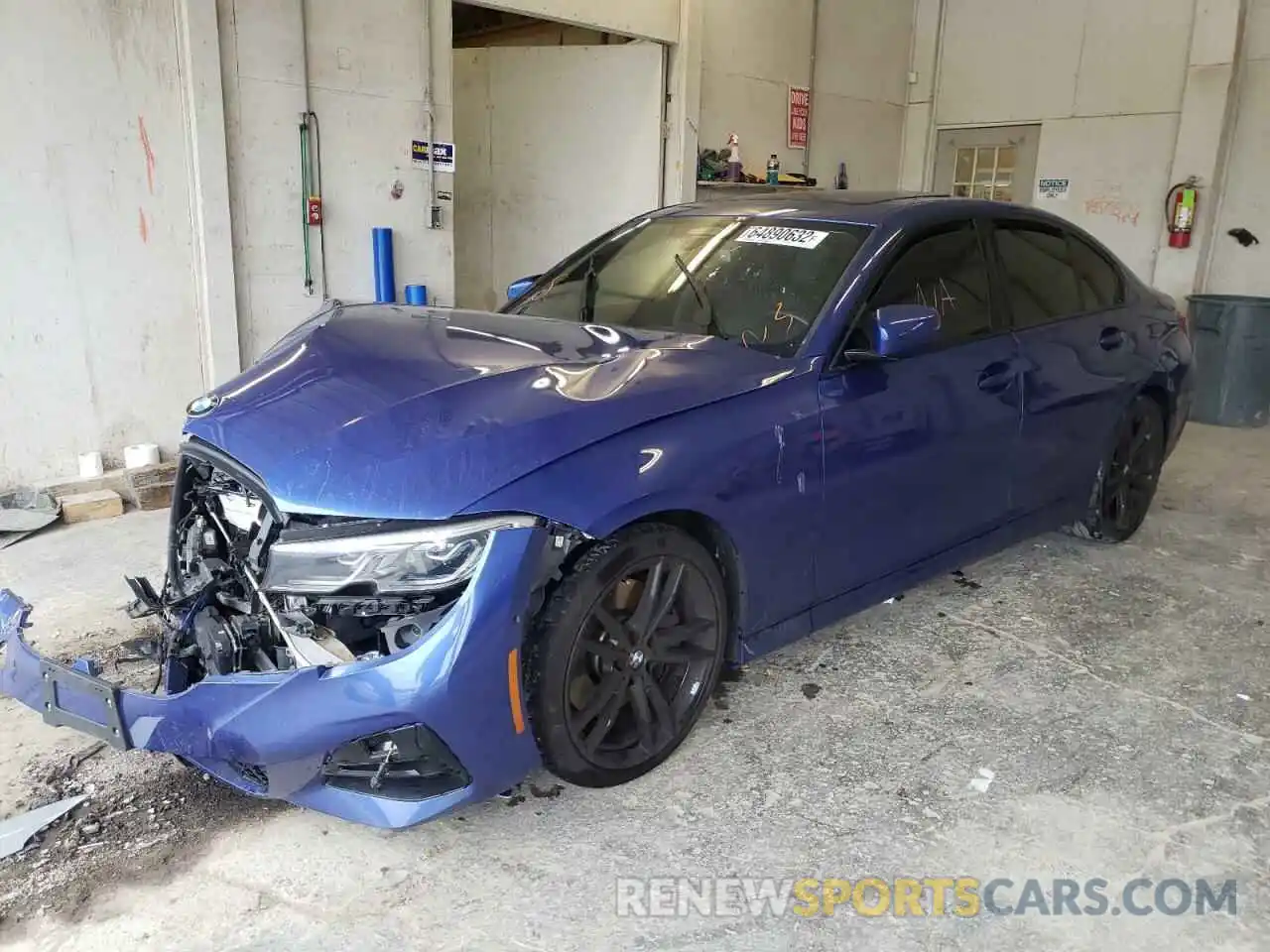 2 Photograph of a damaged car WBA5R1C56KAE81281 BMW 3 SERIES 2019