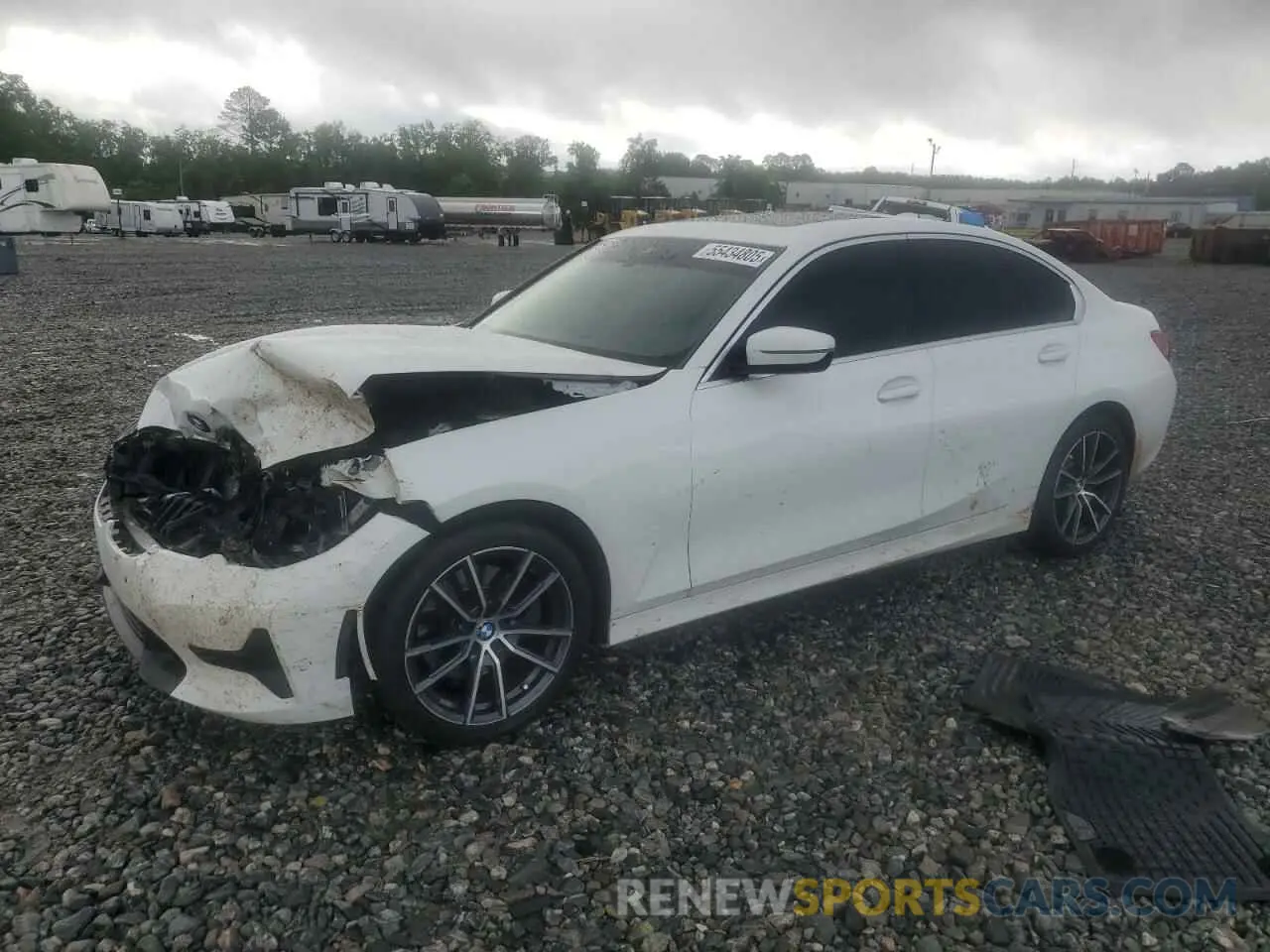 1 Photograph of a damaged car WBA5R1C57KFH11333 BMW 3 SERIES 2019