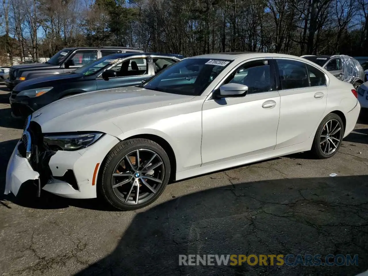 1 Photograph of a damaged car WBA5R1C58KFH11096 BMW 3 SERIES 2019