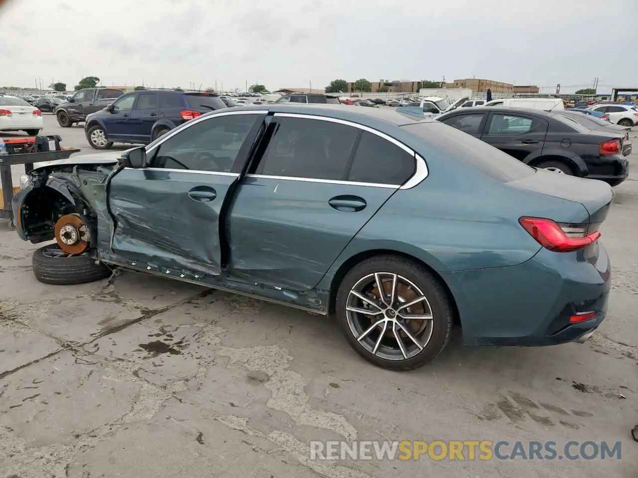2 Photograph of a damaged car WBA5R1C59KAK10003 BMW 3 SERIES 2019