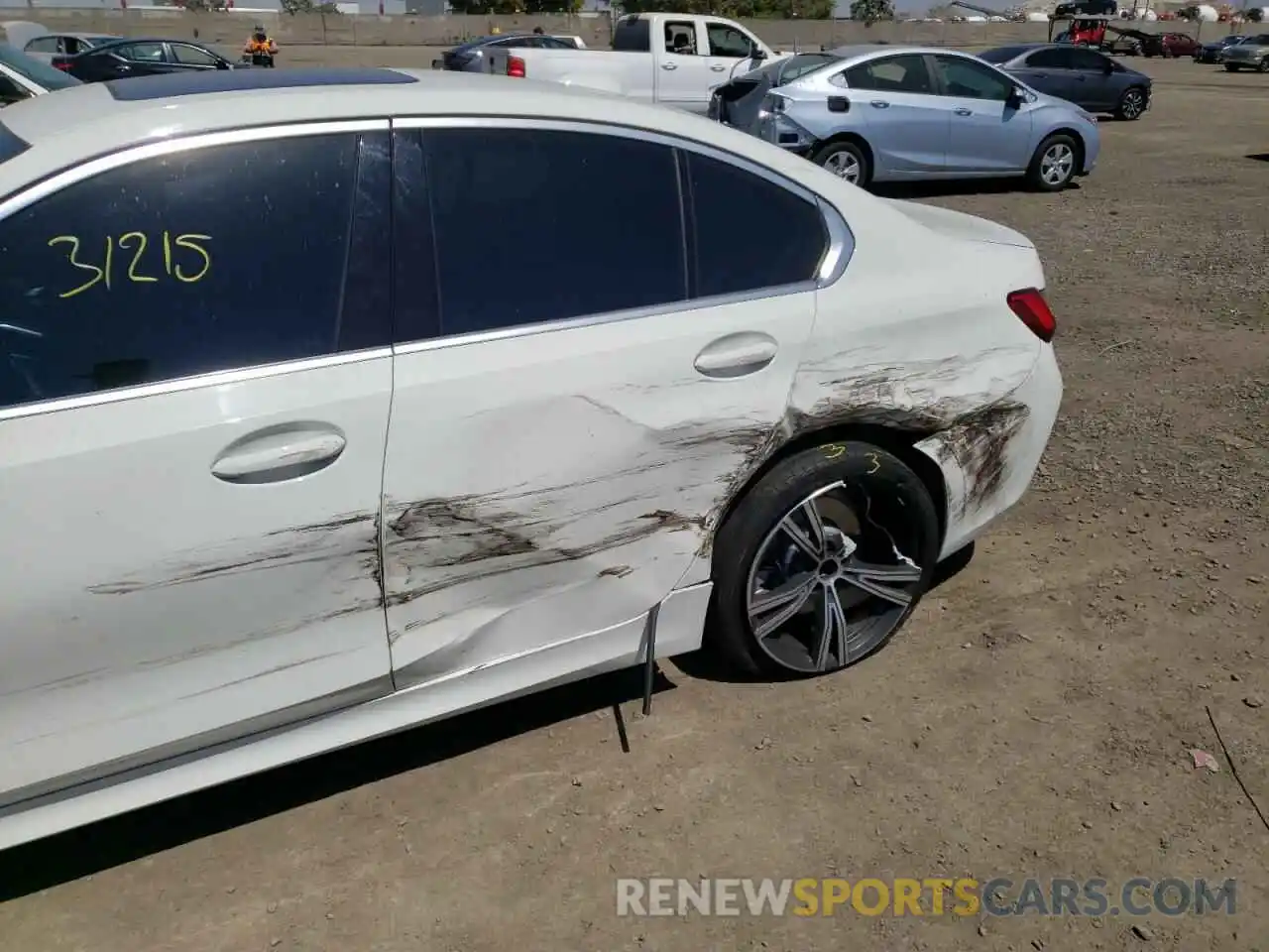 9 Photograph of a damaged car WBA5R1C5XKAE82031 BMW 3 SERIES 2019