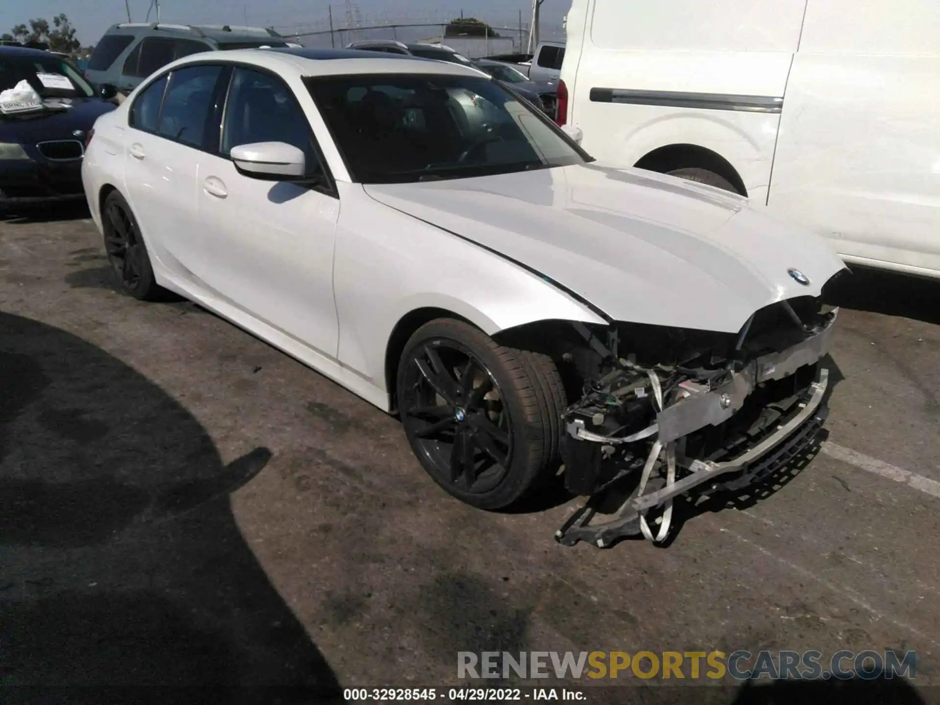 1 Photograph of a damaged car WBA5R1C5XKAE82109 BMW 3 SERIES 2019