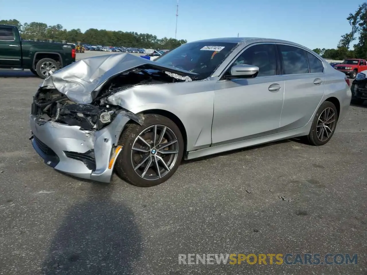 1 Photograph of a damaged car WBA5R1C5XKAK12164 BMW 3 SERIES 2019