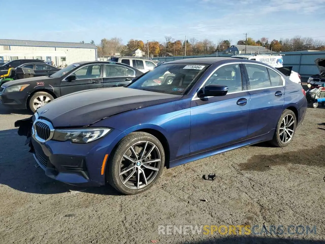 1 Photograph of a damaged car WBA5R7C50KAJ79422 BMW 3 SERIES 2019