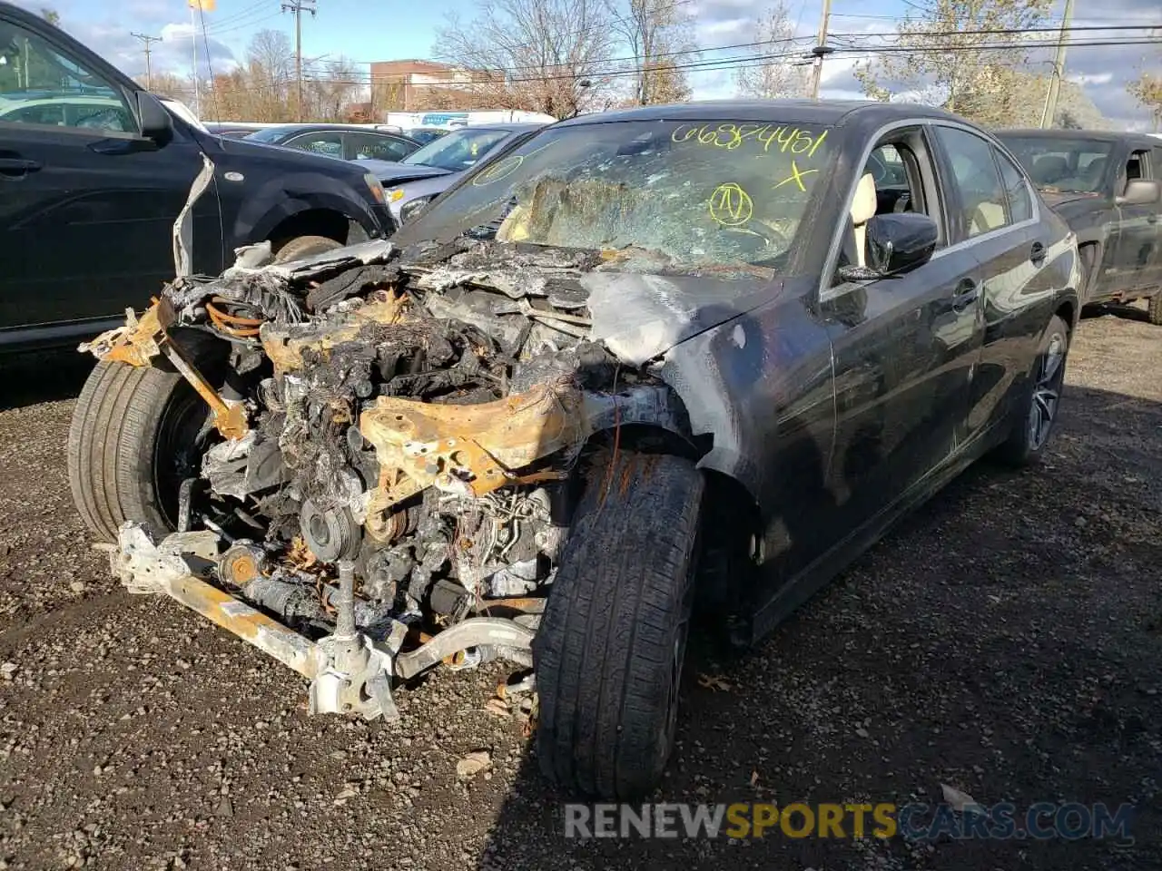 2 Photograph of a damaged car WBA5R7C50KAJ87598 BMW 3 SERIES 2019