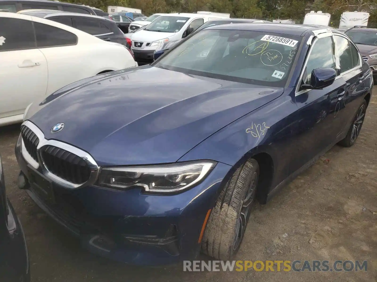 2 Photograph of a damaged car WBA5R7C50KFH32558 BMW 3 SERIES 2019