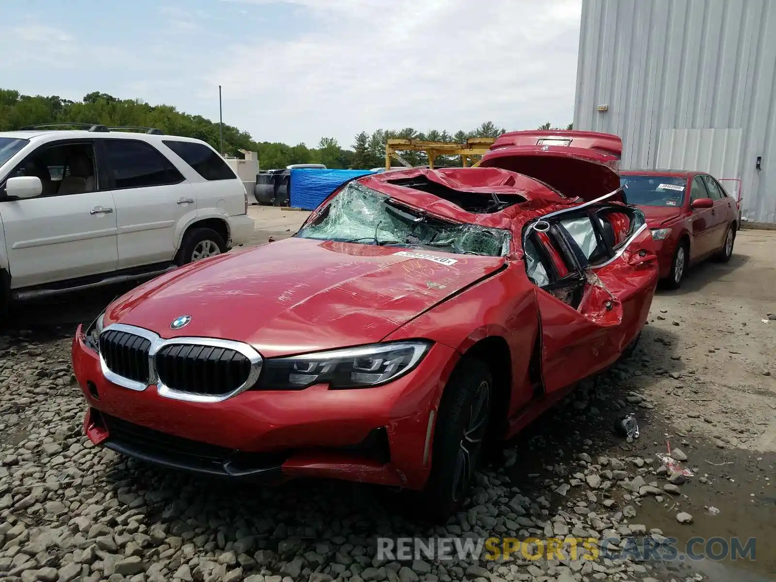 2 Photograph of a damaged car WBA5R7C51KFH32052 BMW 3 SERIES 2019