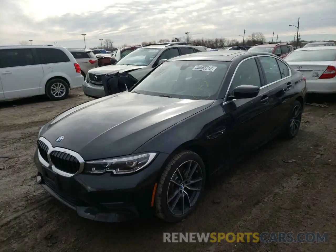 2 Photograph of a damaged car WBA5R7C52KAJ84671 BMW 3 SERIES 2019