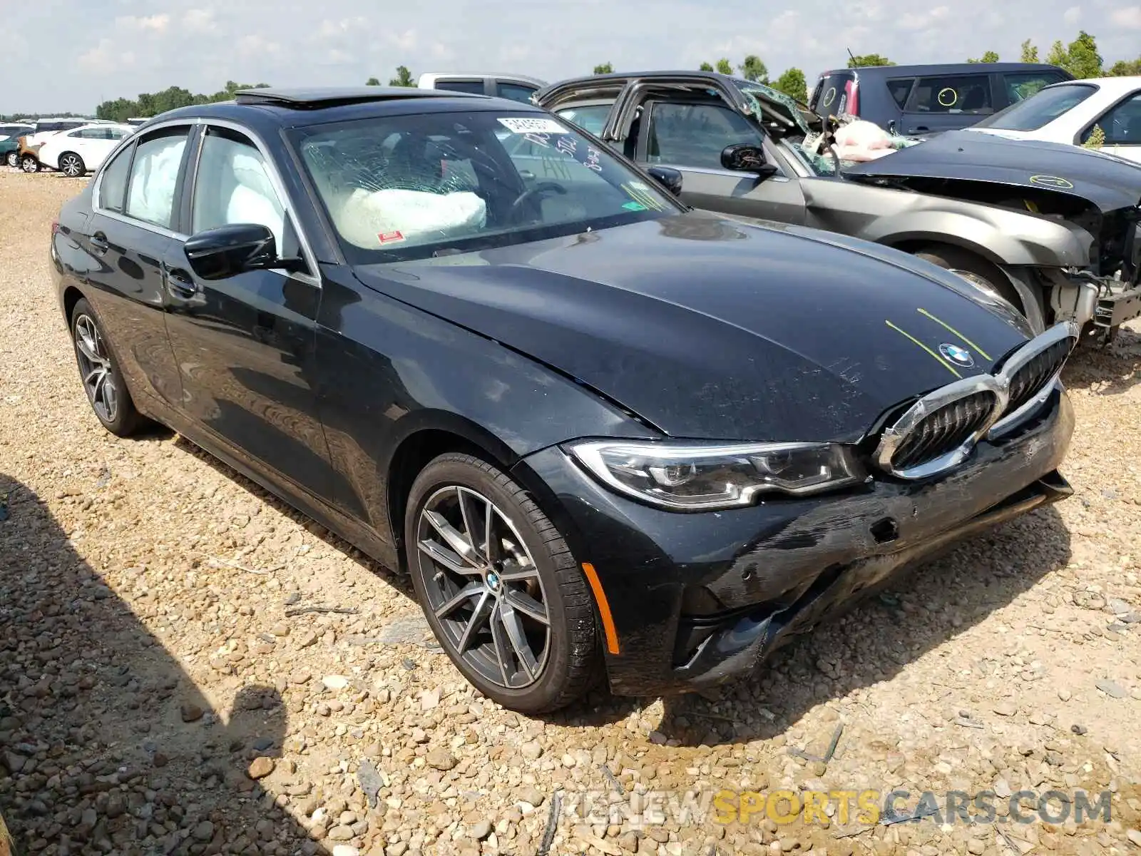 1 Photograph of a damaged car WBA5R7C53KAJ78880 BMW 3 SERIES 2019