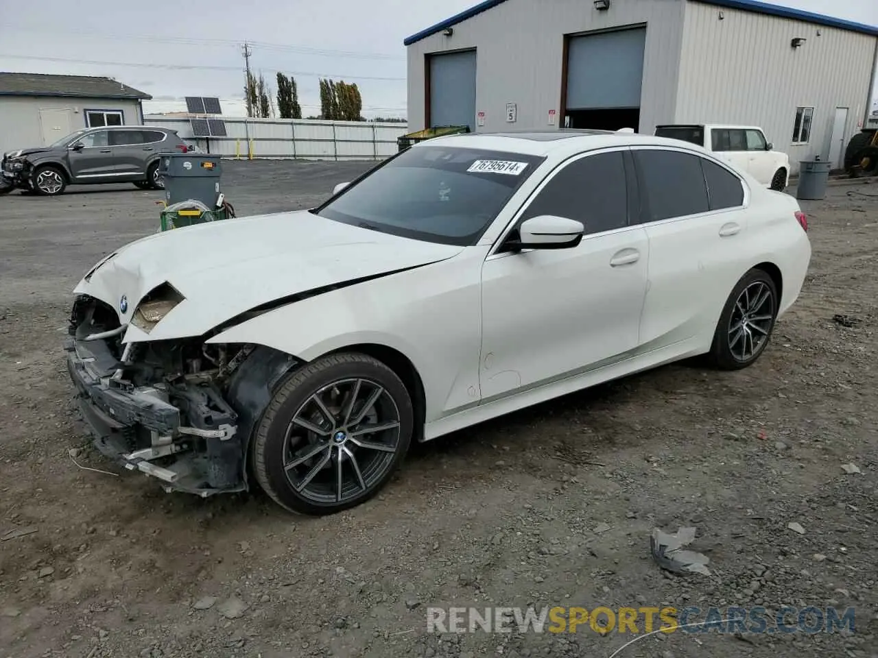 1 Photograph of a damaged car WBA5R7C53KAJ82184 BMW 3 SERIES 2019