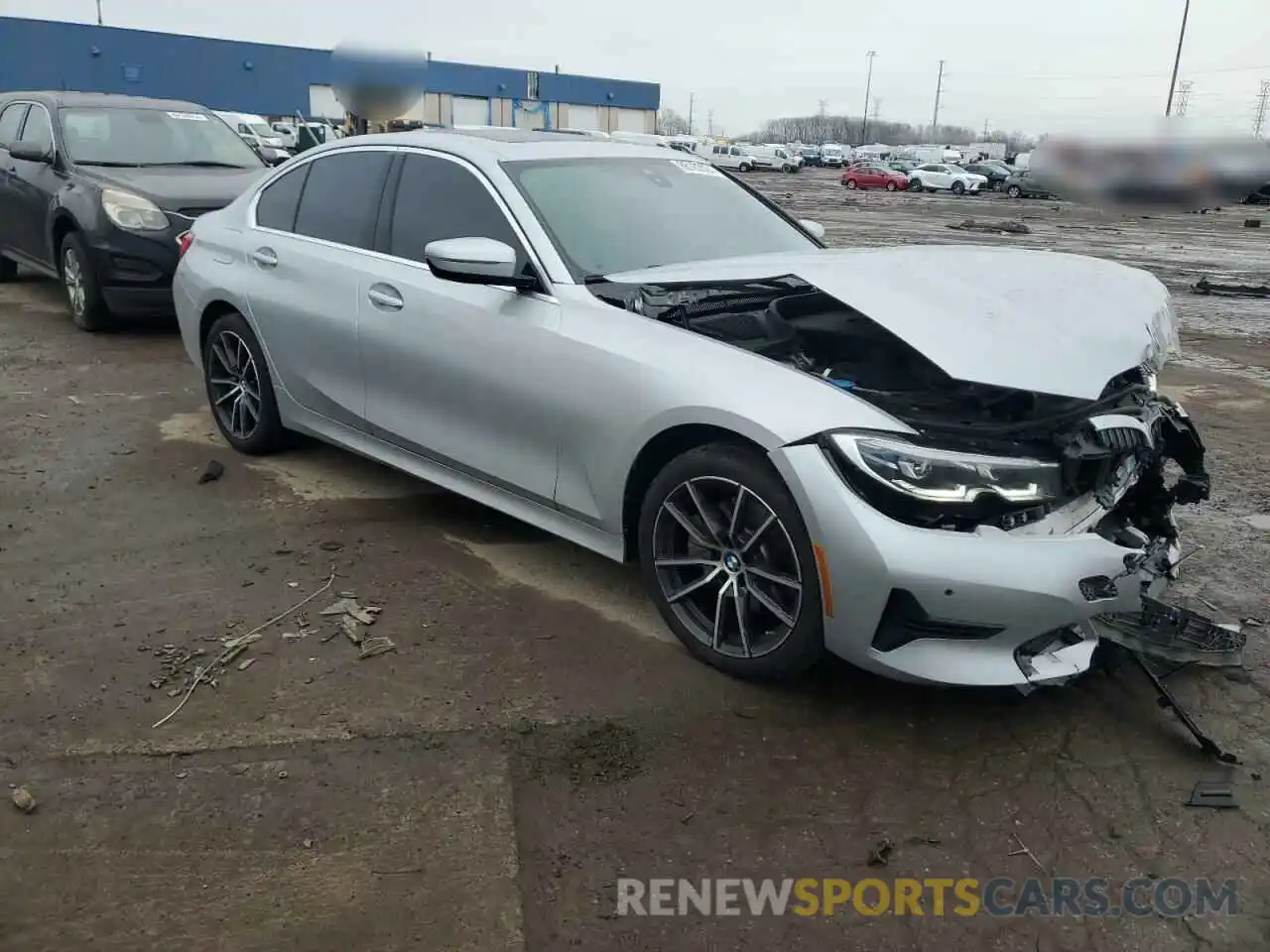 4 Photograph of a damaged car WBA5R7C53KFH15074 BMW 3 SERIES 2019