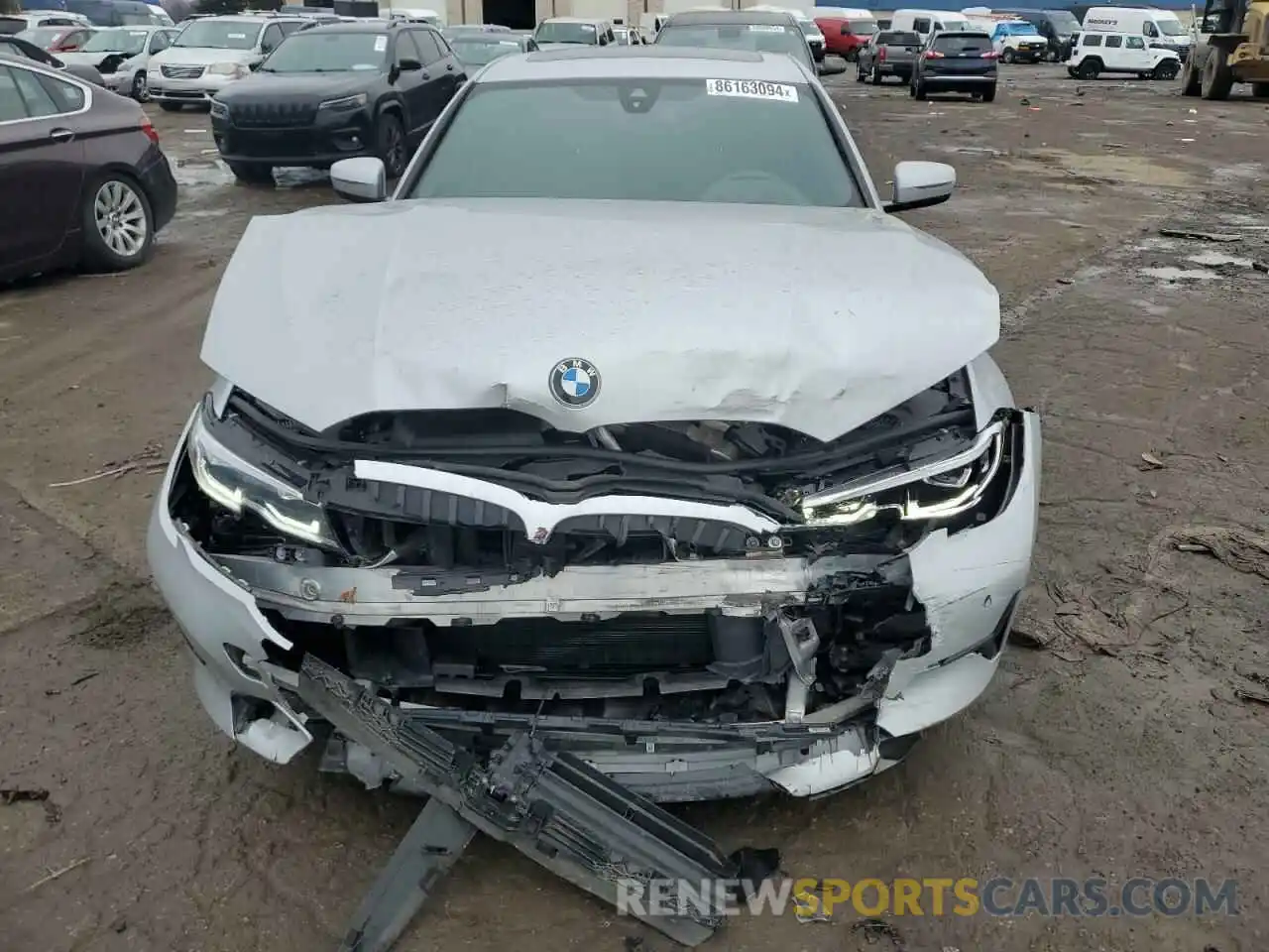 5 Photograph of a damaged car WBA5R7C53KFH15074 BMW 3 SERIES 2019