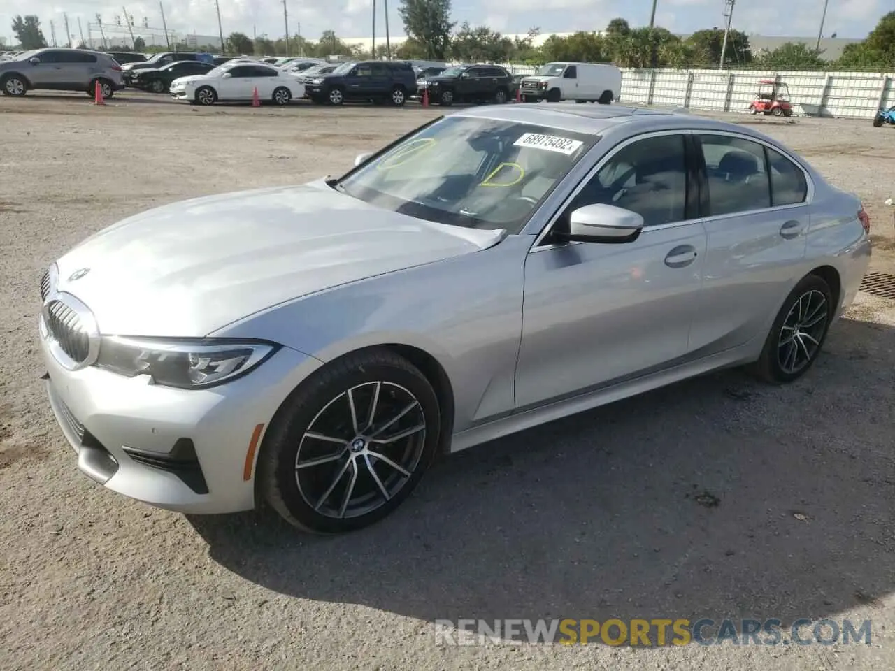 1 Photograph of a damaged car WBA5R7C53KFH23045 BMW 3 SERIES 2019