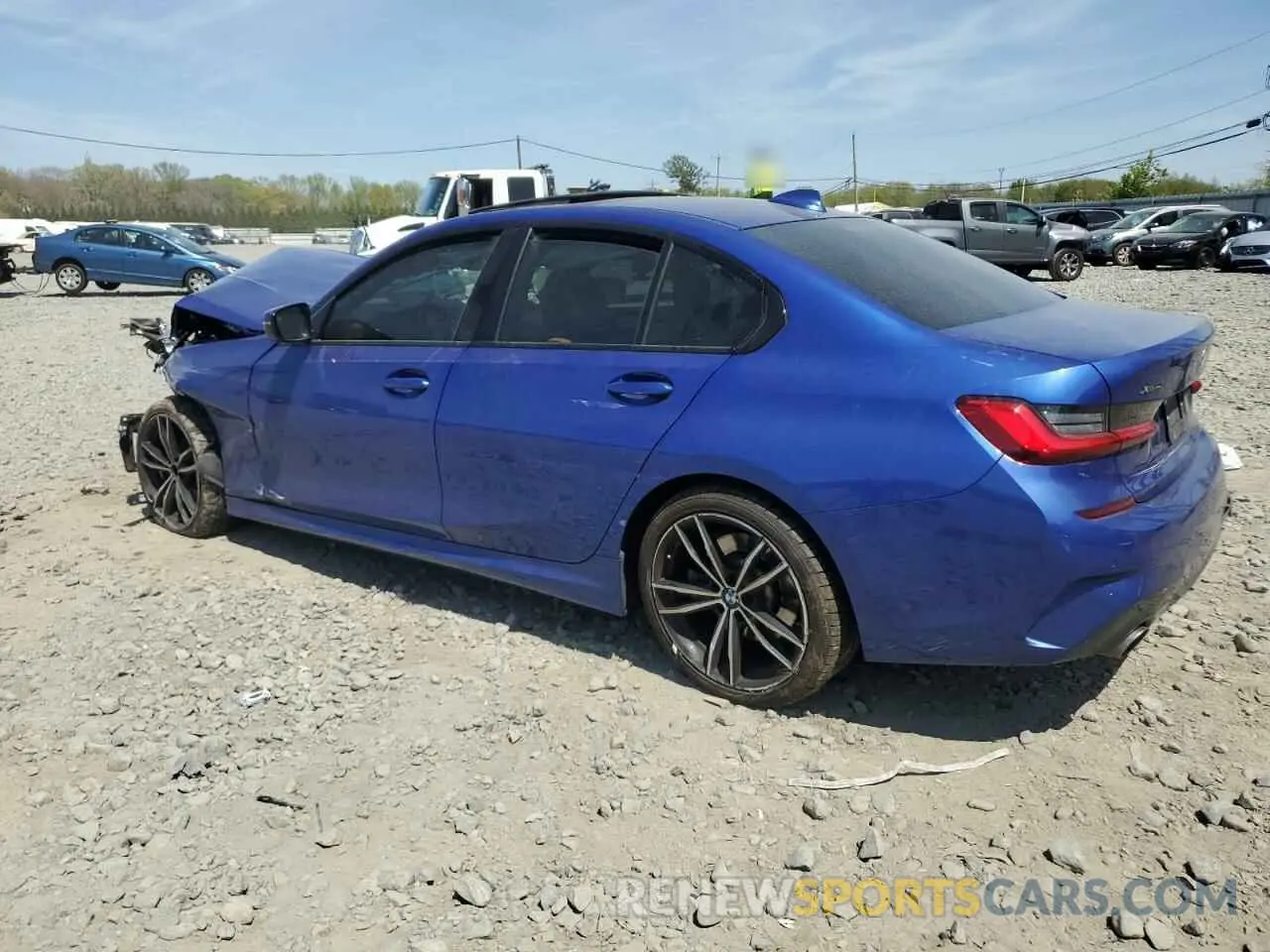 2 Photograph of a damaged car WBA5R7C54KAJ81903 BMW 3 SERIES 2019