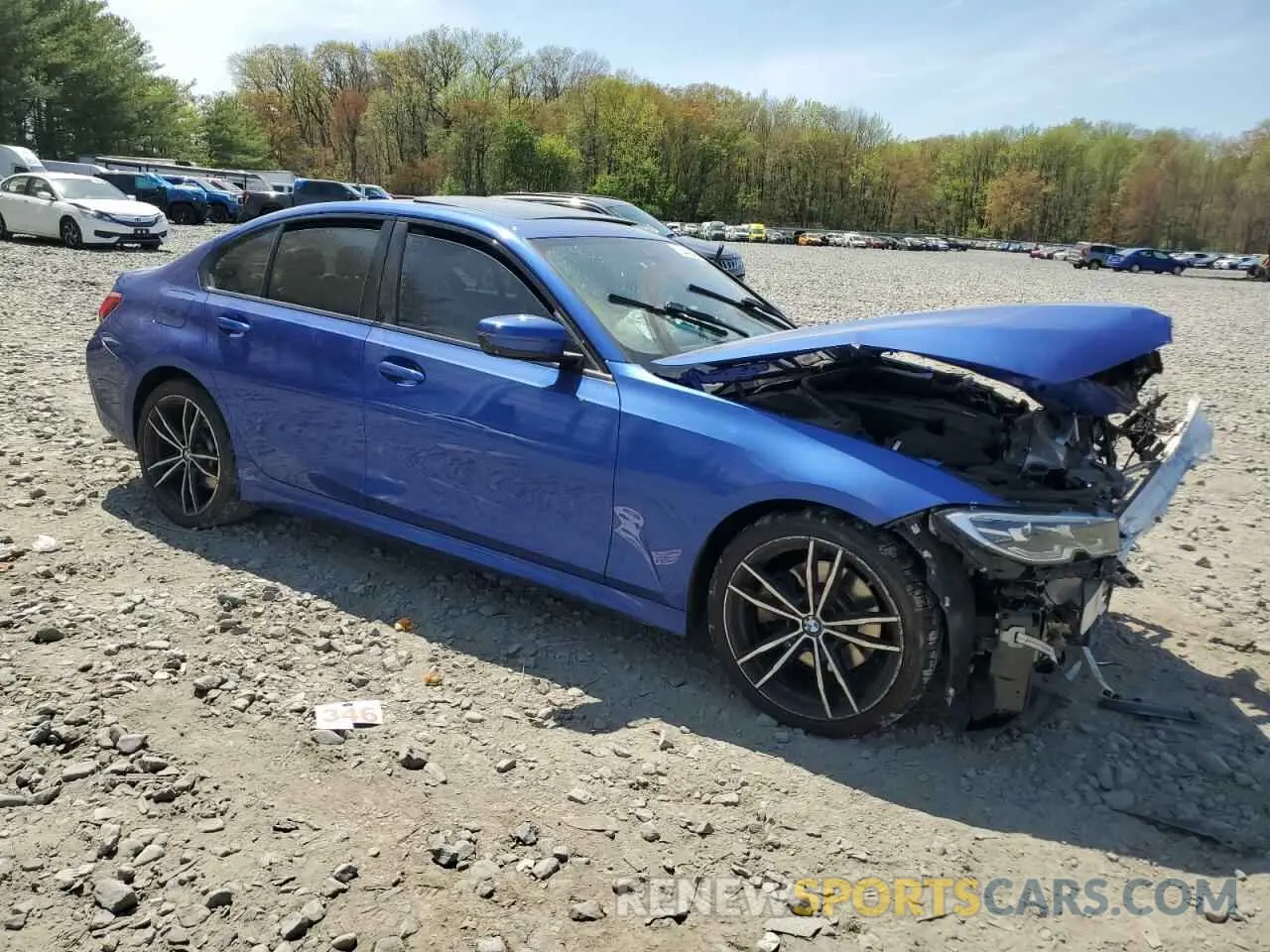 4 Photograph of a damaged car WBA5R7C54KAJ81903 BMW 3 SERIES 2019