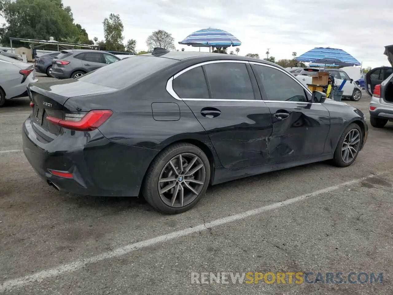 3 Photograph of a damaged car WBA5R7C55KAJ85877 BMW 3 SERIES 2019
