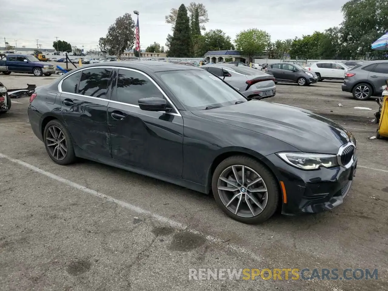 4 Photograph of a damaged car WBA5R7C55KAJ85877 BMW 3 SERIES 2019