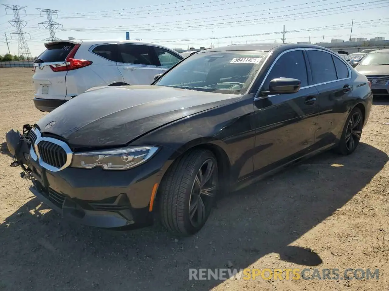 1 Photograph of a damaged car WBA5R7C56KAJ79537 BMW 3 SERIES 2019