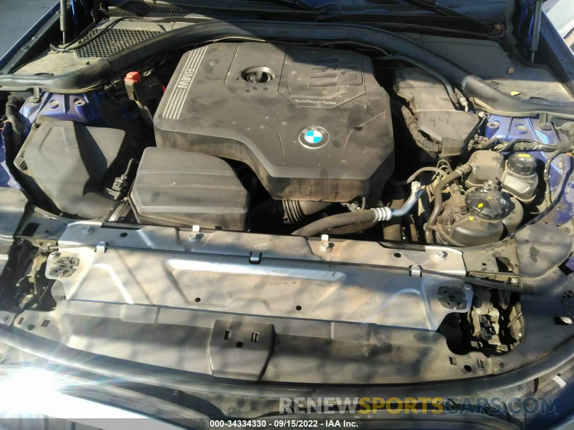 10 Photograph of a damaged car WBA5R7C58KAE82757 BMW 3 SERIES 2019