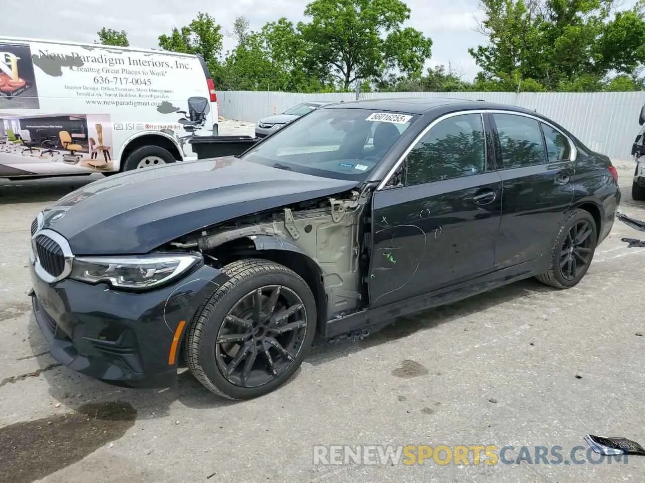 1 Photograph of a damaged car WBA5R7C58KAJ79569 BMW 3 SERIES 2019