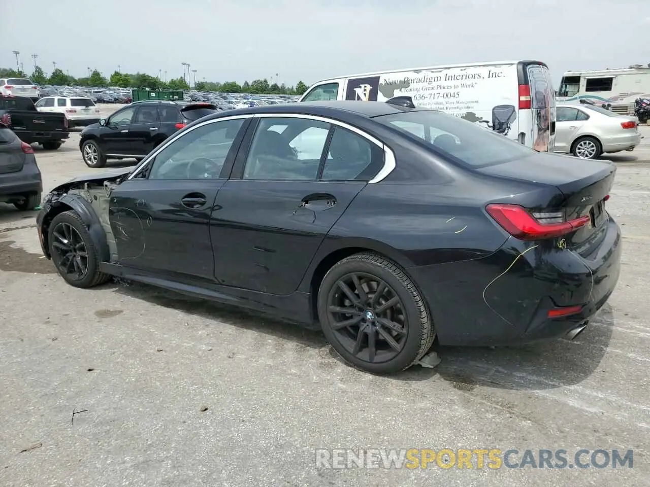 2 Photograph of a damaged car WBA5R7C58KAJ79569 BMW 3 SERIES 2019