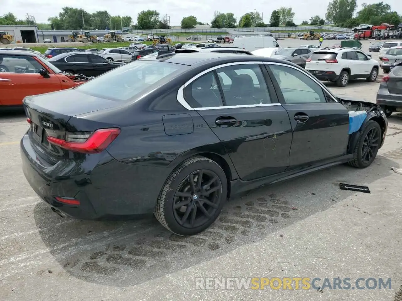 3 Photograph of a damaged car WBA5R7C58KAJ79569 BMW 3 SERIES 2019