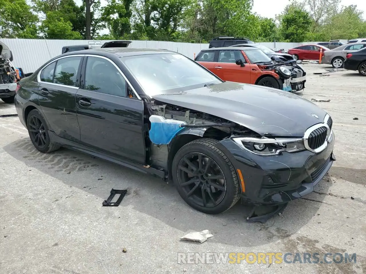 4 Photograph of a damaged car WBA5R7C58KAJ79569 BMW 3 SERIES 2019