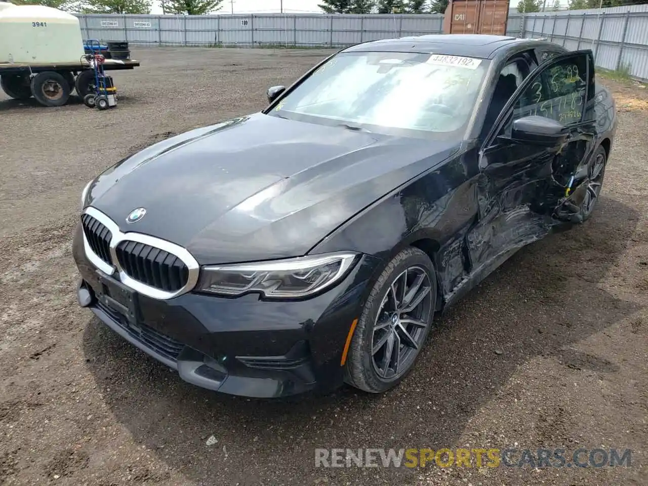 2 Photograph of a damaged car WBA5R7C59KAJ80083 BMW 3 SERIES 2019