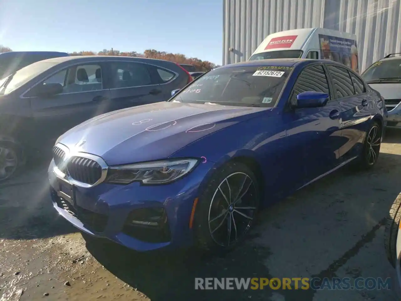 2 Photograph of a damaged car WBA5R7C5XKAE82761 BMW 3 SERIES 2019