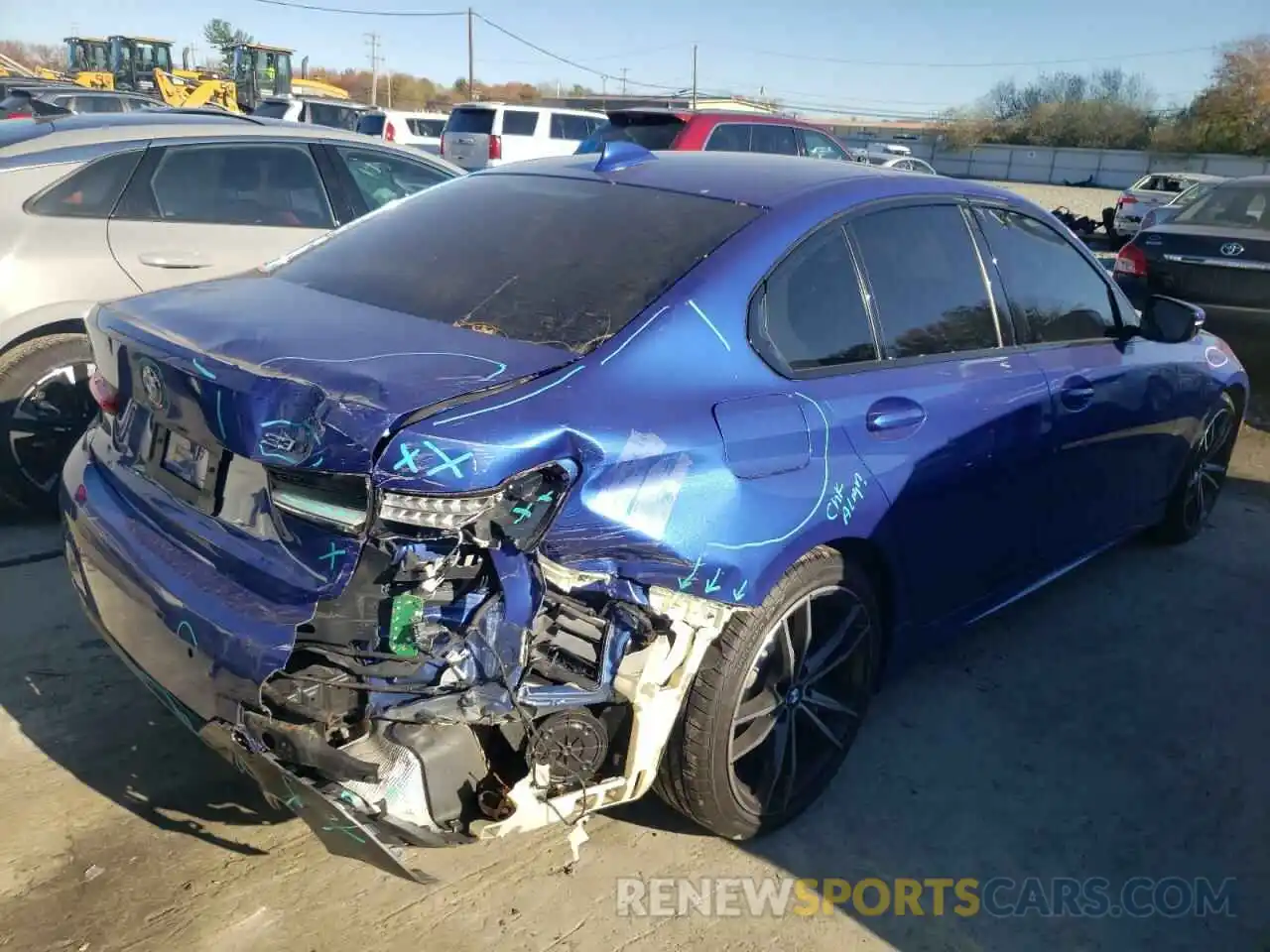 4 Photograph of a damaged car WBA5R7C5XKAE82761 BMW 3 SERIES 2019