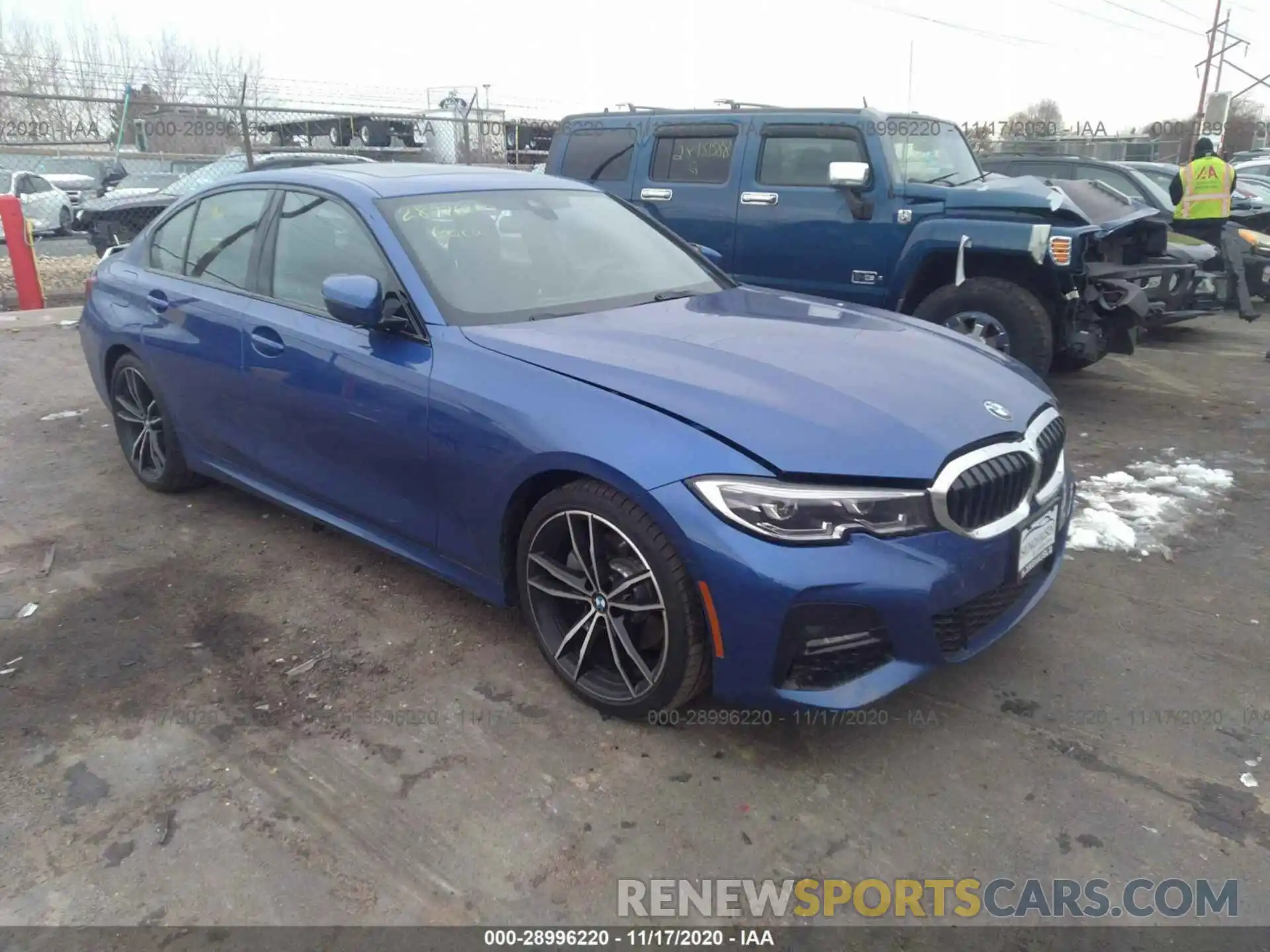 1 Photograph of a damaged car WBA5R7C5XKAJ81954 BMW 3 SERIES 2019