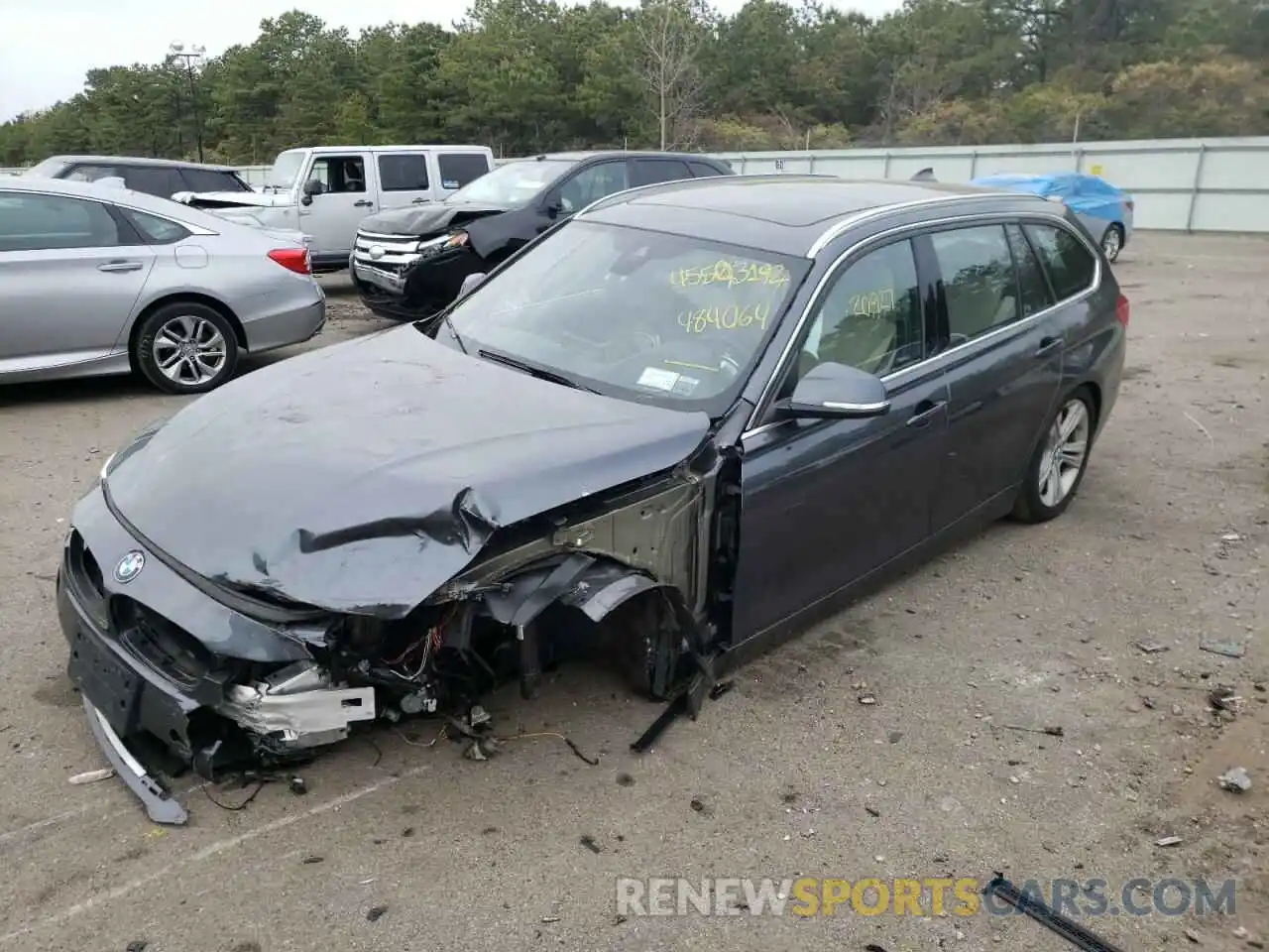 2 Photograph of a damaged car WBA8K3C5XKA484064 BMW 3 SERIES 2019