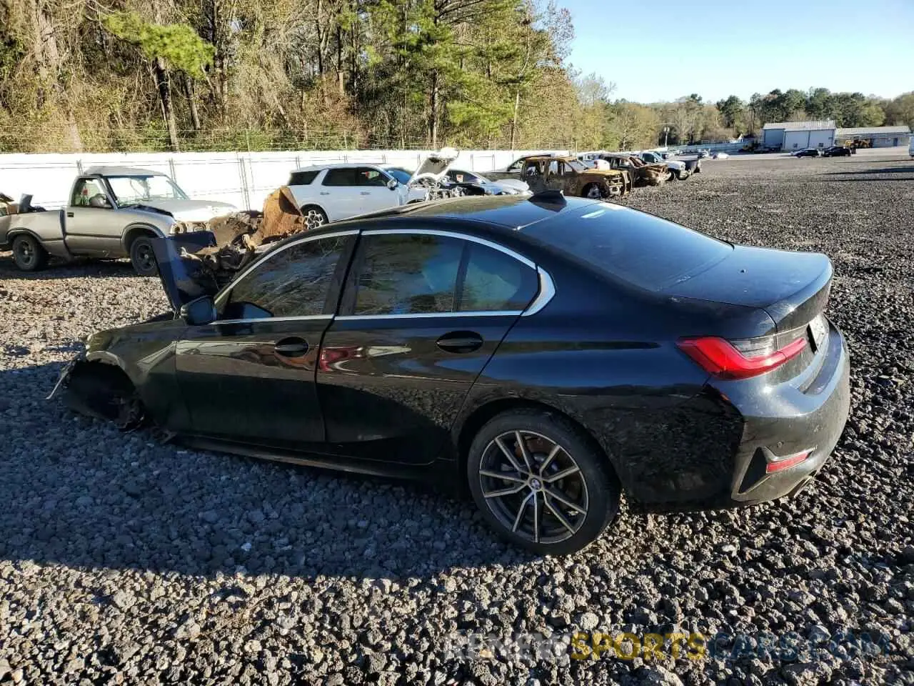 2 Photograph of a damaged car 3MW5R1J00L8B11901 BMW 3 SERIES 2020