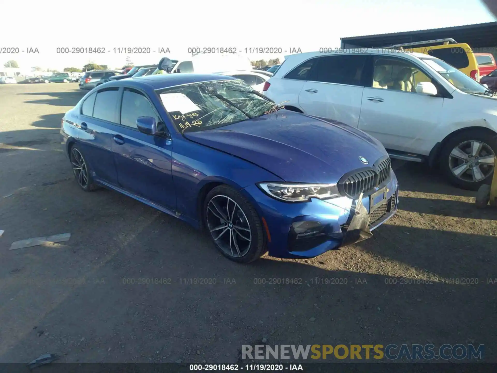 1 Photograph of a damaged car 3MW5R1J00L8B12952 BMW 3 SERIES 2020