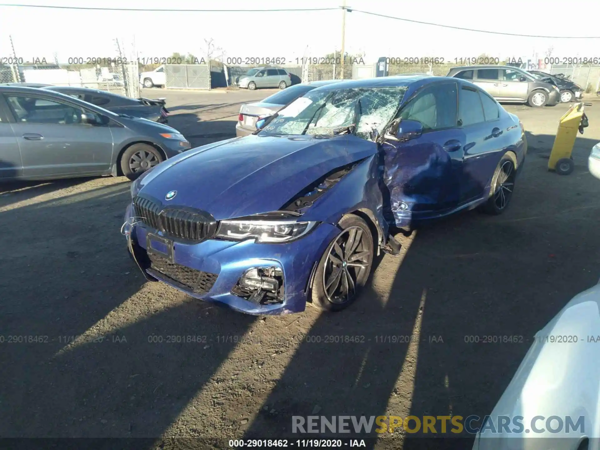 2 Photograph of a damaged car 3MW5R1J00L8B12952 BMW 3 SERIES 2020