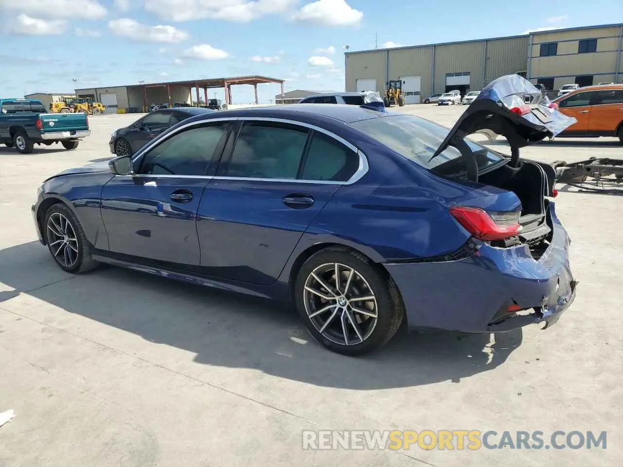 2 Photograph of a damaged car 3MW5R1J00L8B13504 BMW 3 SERIES 2020