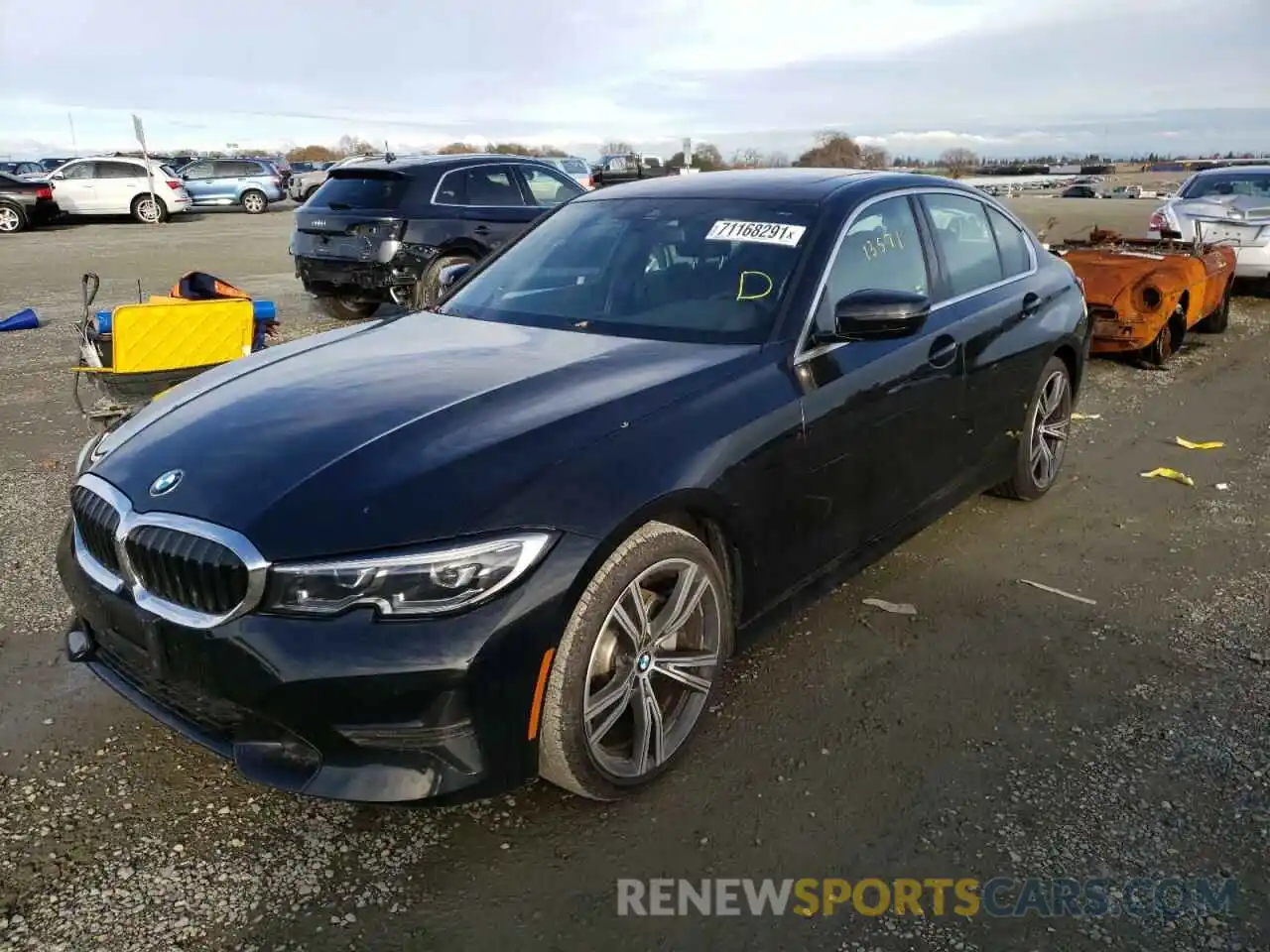 2 Photograph of a damaged car 3MW5R1J00L8B13566 BMW 3 SERIES 2020