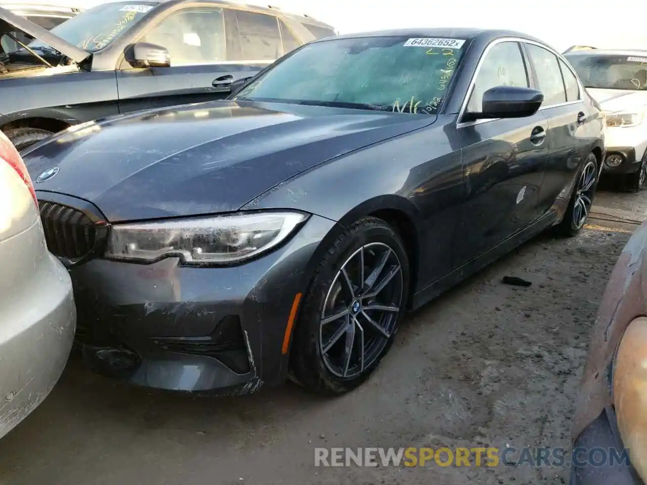 2 Photograph of a damaged car 3MW5R1J00L8B14703 BMW 3 SERIES 2020