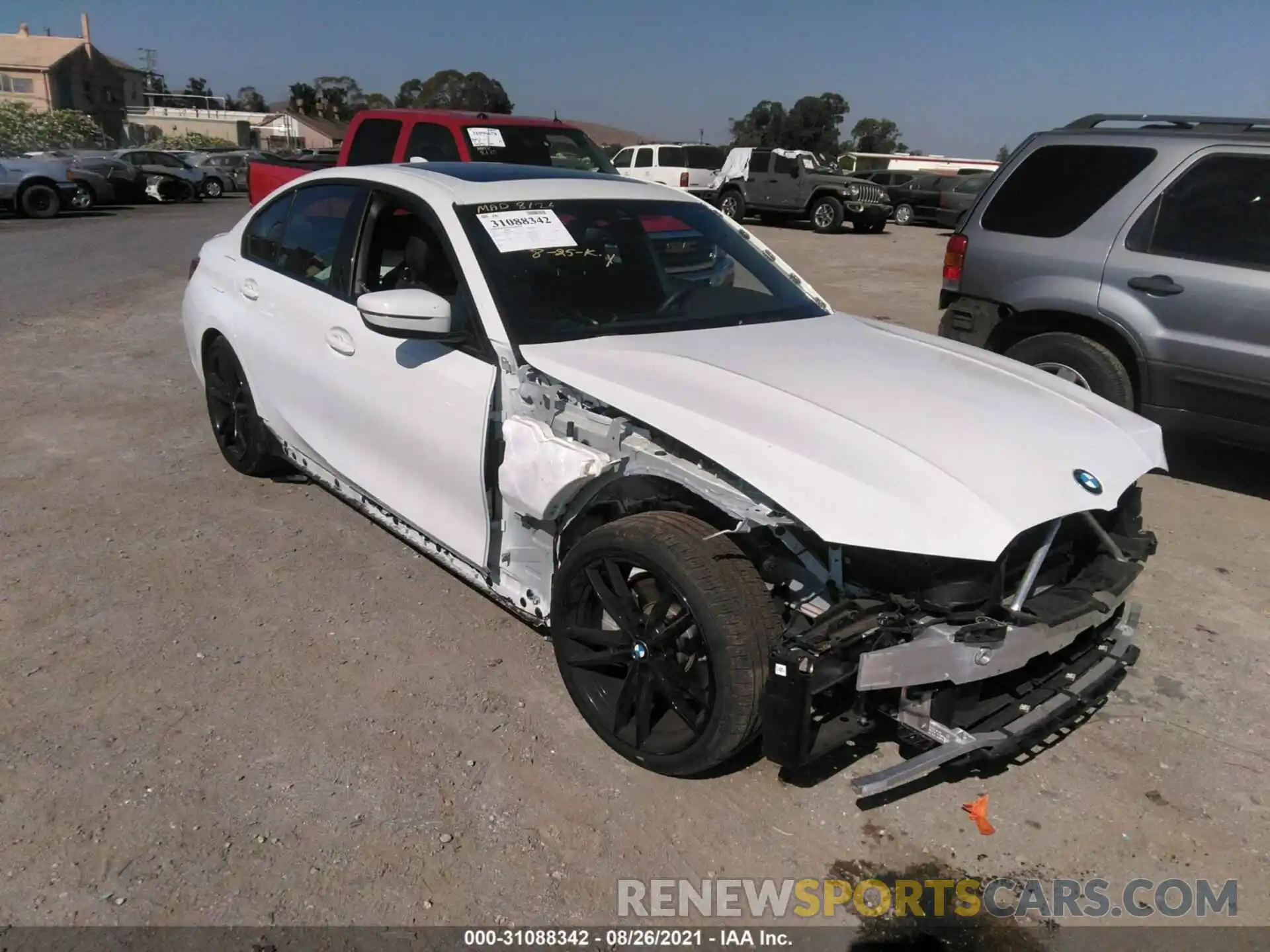 1 Photograph of a damaged car 3MW5R1J00L8B20310 BMW 3 SERIES 2020