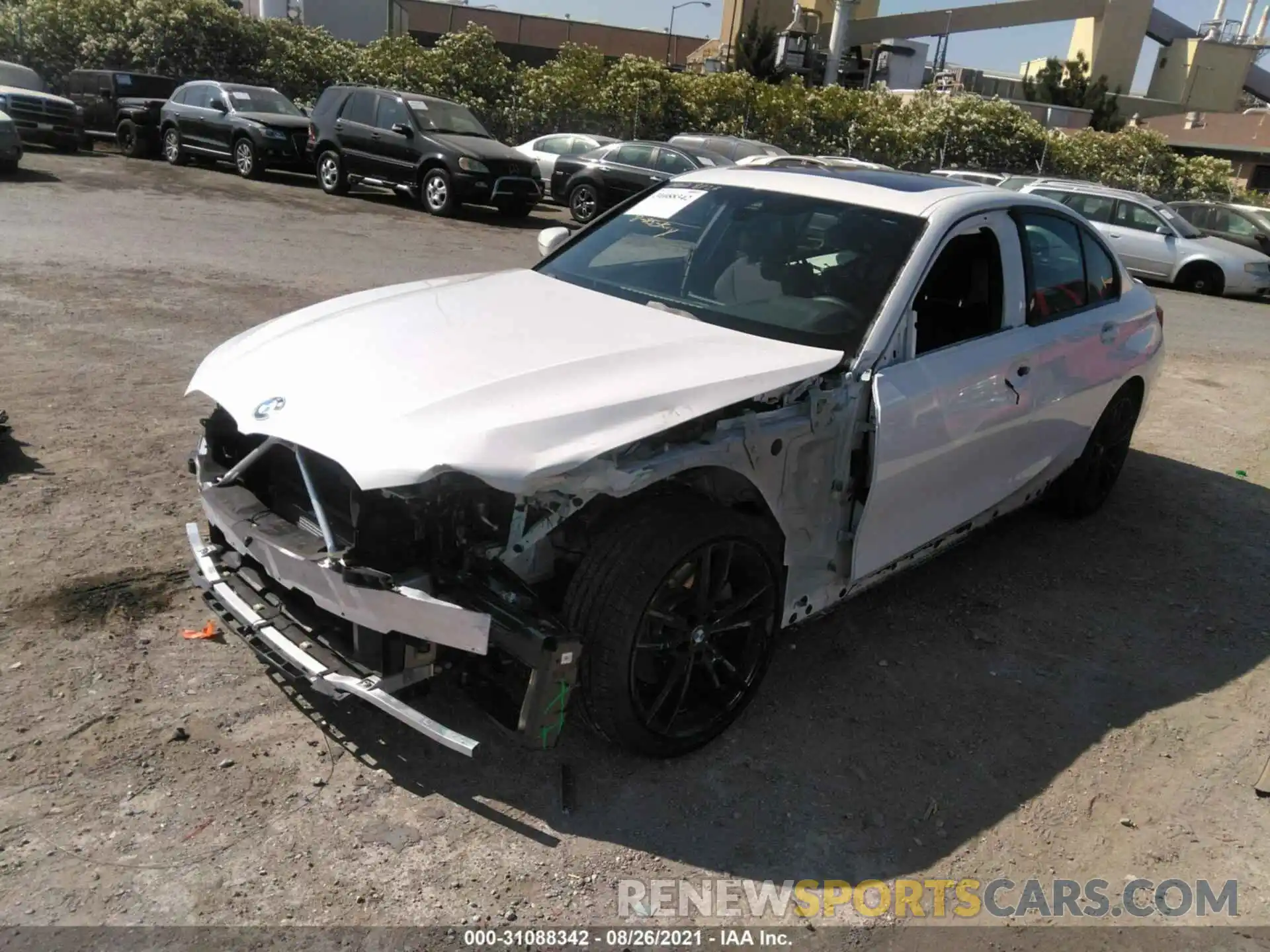 2 Photograph of a damaged car 3MW5R1J00L8B20310 BMW 3 SERIES 2020